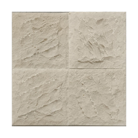 Pierre calcaire beige naturel face fendue pierre calcaire beige revêtement mural empilé pierre
