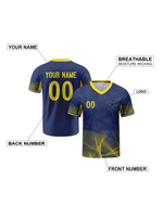 Maillot de football de club de la nouvelle saison 2026, chemises de football imprimées avec le nom et le numéro du joueur, logo, séchage rapide, 100% polyester, col en V pour les fans
