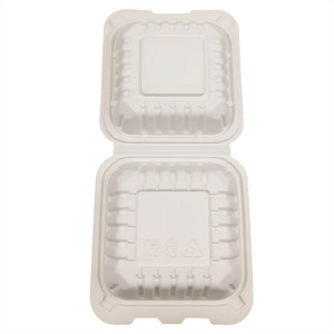 6 "sinh thái thân thiện bột bắp dùng một lần container vỏ sò container tinh bột ngô Hamburger hộp - Product Image 3
