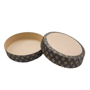 Stampo per Panettone in Carta Kraft 17*3,8cm, Resistente alle Alte Temperature, per Muffin e Dolci - Product Image 1