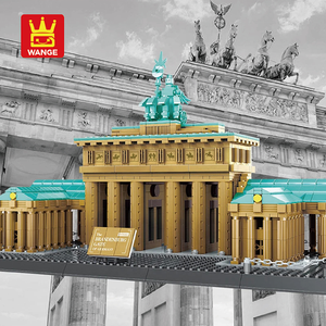 Juegos de bloques de construcción de partículas pequeñas para PC, modelo de juguete, decoración del hogar, puerta de Berlín Brandeburgo, juguetes de ladrillo, edificios famosos, lugar escénico - Product Image 5
