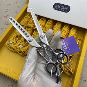 Tijeras para Adelgazar el Cabello JoeWell de 62 mm, Acero Inoxidable 440C, para Diestros, Tijeras de Salón de Belleza de Grado Profesional - Product Image 3