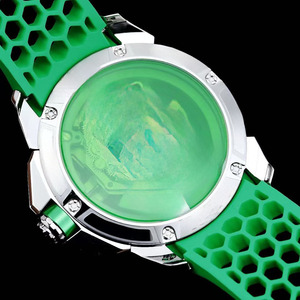 New Fashionable and Trendy Men's Watch Silicone Skeletonized Round Mechanical Watch for Men - Product Image 2