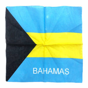 <span class=keywords><strong>Bandana</strong></span> cuadrada de algodón con estampado personalizado de bandera de Guyana - Product Image 2