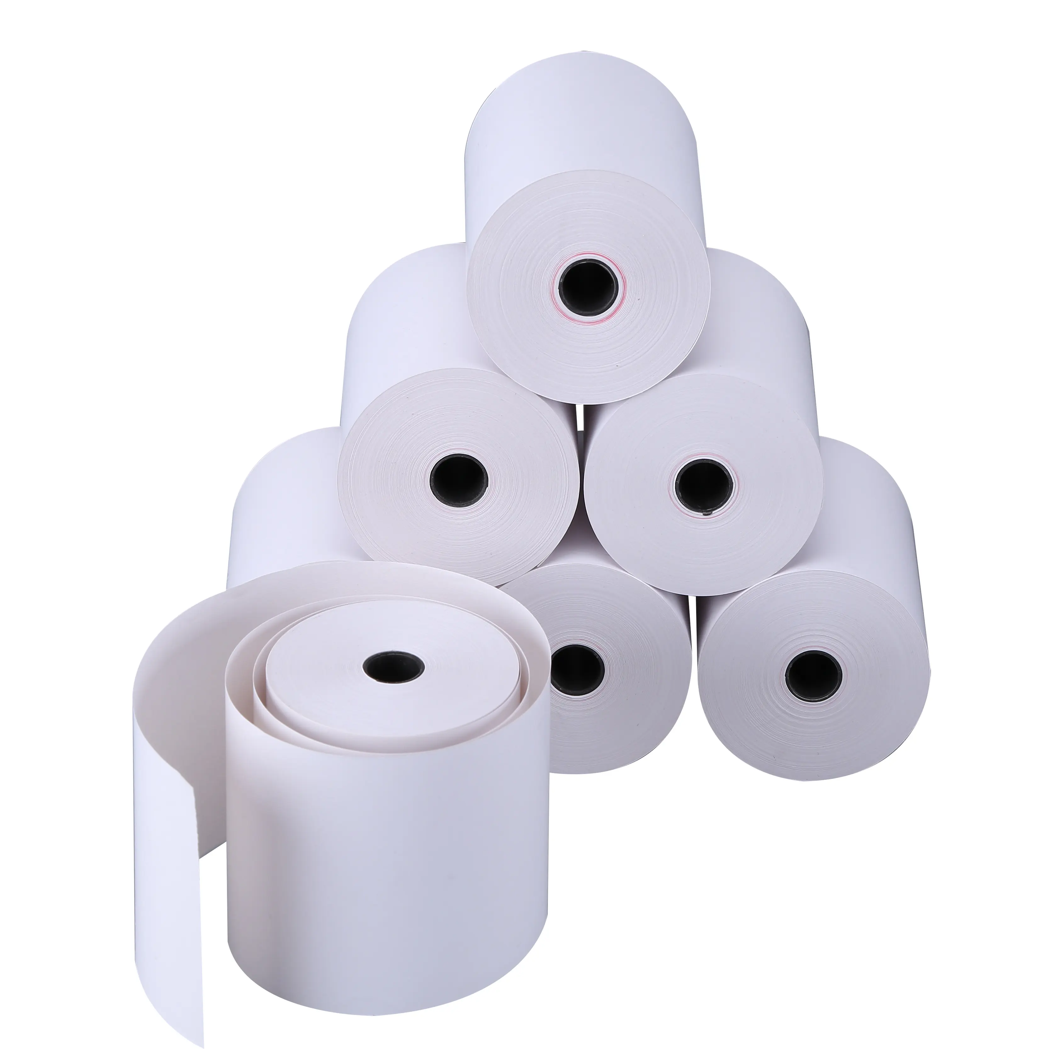 Fast Delivery Time Blank White Custom Printing 80X75 Cash Register Pos Thermal Paper Big Roll