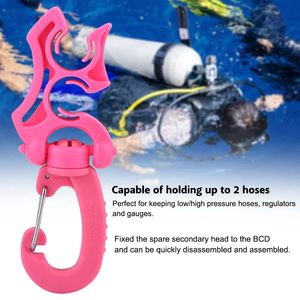 Hose <b>Clip</b> Hose Regulator Double Hose Holder <b>Clip</b> Regulator Retainer <b>Buckle</b> Hook for Dive Snorkeling - Product Image 2