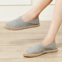 Top Picks Espadrilles Pour Femmes Livraison Pas Cher Tissu Respirant Vintage Inspiré Femmes Espadrilles Slip sur Chaussures