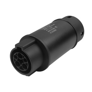 Adaptateur de chargeur EV Premium Type 1 mâle vers Type 2 femelle 32A 110-240V, connecteur de charge haute sécurité UL94V-0 ignifuge - Product Image 4