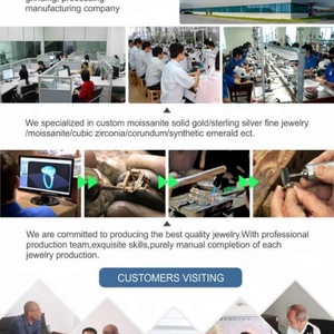 Tianyu Trendy Cheap Jewelry Declaración 5,0mm 6,5mm Moissanite Sterling Silver 925 Twist Colgante Collar - Product Image 5