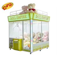 IFD Big Fun Machine à griffes d'arcade pour jeux d'intérieur, à monnayeur, pour la distribution de cadeaux et le jeu de capture de peluches pour enfants