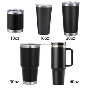 Gobelets isothermes 20oz 30oz avec couvercle magnétique Magslider, gravure laser, pour café, en acier inoxydable - Product Image 6