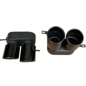 ท่อไอเสียรถยนต์สำหรับซีรีส์ 3 รุ่น G20 G28 LCI ปี 2022-2026 ปลายท่อเก็บเสียงแบบสองแถว รูสองด้าน ชุดอุปกรณ์ตกแต่ง - Product Image 3