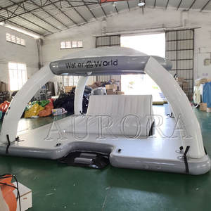 منصة عائمة على البحر، قارب قابل للنفخ، خيمة، أريكة استرخاء متعددة الأشخاص، سرير عائم، مسبح، يخت - Product Image 3