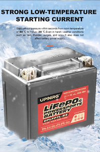 UPNRG-Batería de litio de arranque Powersport de alta calidad para TV, motocicleta, scooter, moto de nieve y UTV - Product Image 4