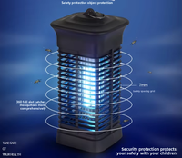 Dernier modèle de répulsif anti-moustiques électrique OEM, attrape-insectes, lampe LED tue-mouches, lampe électrique à choc pour tuer les moustiques