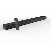 Barre de son TV 2.0CH 60W 32 pouces pour audio domestique compatible avec ARC/Optique/AUX pour projecteur de télévision PC