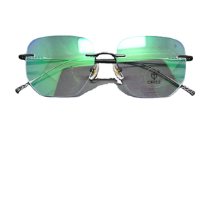 68208 Frameless Anti-blue Light Spectacle Frame Pure Titanium Wholesale Nearsighted - Product Image 1