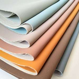 汽车座套用人造革绒面革超细纤维材料织物pu皮革合成革