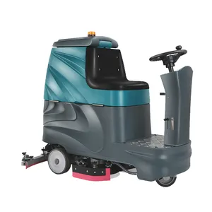 X100High-verimli elektrik pili zemin Scrubber küçük sokak ev temizlik Floorscrubber sünger filtre  elektrik Floorscrubber