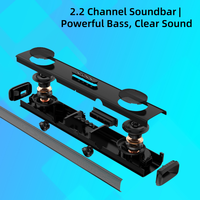 Barra de Sonido Inalámbrica de Alta Potencia con Bajos Profundos para Cine en Casa y Fiestas, Modo Dual 5.0, con Control Remoto
