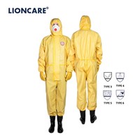 Combinaison de protection chimique jetable, combinaison longue de protection chimique, vêtements de protection pour le transport de déchets médicaux