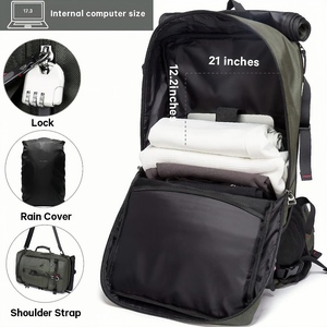 Sac à dos tactique imperméable 2025 en tissu Oxford avec fermeture éclair antivol pour l'escalade, la randonnée et les voyages en extérieur - Product Image 2