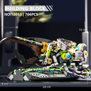 13053 Creative MOC Beetle Dynastes Bloques de Construcción 766 Piezas, Rompecabezas de Ensamblaje de Partículas Pequeñas, Ladrillos de Construcción, Juego de Juguetes Unisex - Product Image 6