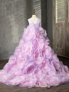 Puffy dentelle Tulle robe De bal princesse enfants robe Couture enfants robe De soirée photographie robe Vestidos De Fiesta 8 ans - Product Image 3