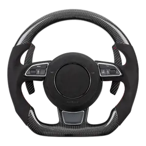 Factory Price Customs Real Carbon Fiber Steering Wheel For Audi A3 A4 A5 A6 Q3 Q5 S3 S4 S5 RS3 RS4 RS5 RS6 RS7 2012-2016
