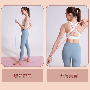 บินลัว ยางยืดรูปเลขแปด 10 18 24 ปอนด์ สำหรับยืดหลัง โยคะ ฟิตเนส ใช้ในบ้าน บริหารไหล่ ปรับรูปร่าง - Product Image 4