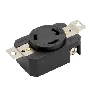 Nouveau NEMA L6-30R 30A industrie Twist Lock prise de courant US fil connecteur prise