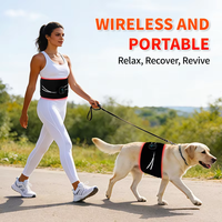 Fabrikpreis OEM/ODM LED Infrarot-Lichttherapiegürtel für Hunde mit Rotlicht 660nm & 850nm Körperanwendung Vibrationsmassage