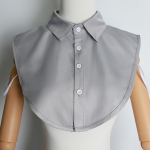 Chemise blanche de style nouveau avec faux col, col décoratif pour femme automne-hiver, col de chemise professionnel OL - Product Image 2