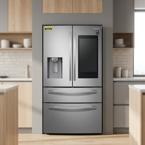 Instant Best Edition Bespokes 4-door French Door <b>Refrigerator</b> Industrial White Glass Family Hub Premium Home Appliance 3-Year - Product Image 3