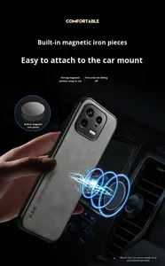 Étui de protection pour homme d'affaires en cuir de mouton magnétique de luxe, fin, antichoc, <span class=keywords><strong>tout</strong></span> <span class=keywords><strong>compris</strong></span>, pour 15/14/13 Ultra, protection de l'objectif, OPP - Product Image 5