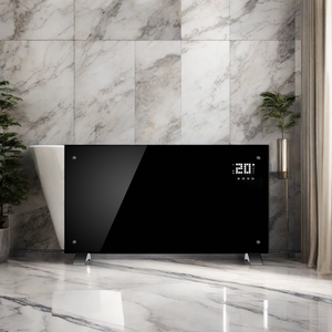 2025 tốt nhất 2000W nhà điện kính bảng điều khiển nóng hồng ngoại đối lưu nóng cho hộ gia đình - Product Image 1