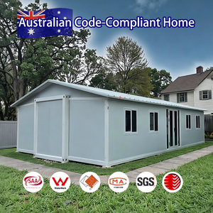 Proveedor Verificado, Casa Prefabricada Personalizada Tipo <span class=keywords><strong>Granny</strong></span> Flat, Casa Contenedor Expandible, Casa Móvil Pequeña de 20 pies/40 pies con 2, 3, 4 o 5 Dormitorios - Product Image 1