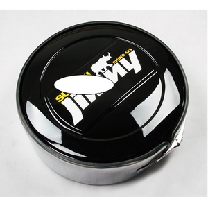 Équipement de changement d'approvisionnement direct TS-BT-024Factory nouvelle couverture de pneu de secours en acier inoxydable <span class=keywords><strong>pour</strong></span> <span class=keywords><strong>Jimny</strong></span> - Product Image 1