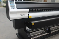 Audley Digital 3.2m taille I3200 quatre têtes d'imprimante rouleau à rouleau imprimante éco-solvant pour autocollants en verre transparent