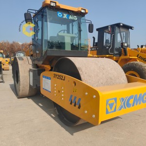 Rouleau compresseur statique MG 3Y252J d'occasion - Origine Chine, équipement de compactage de chantier lourd de 25 tonnes - Product Image 1