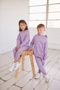 Mysweeby - Conjunto de Ropa Deportiva Personalizada al por Mayor para Niños, Sudadera con Capucha para Niñas, Conjunto de Ropa Infantil de Otoño - Product Image 5