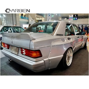 Kit de carrocería Rocket con guardabarros anchos, difusor delantero y faldones laterales, apto para <span class=keywords><strong>Mercedes</strong></span>-Benz <span class=keywords><strong>Clase</strong></span> <span class=keywords><strong>C</strong></span> W201 <span class=keywords><strong>190</strong></span> - Product Image 3