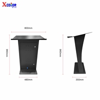 Écran LED de podium P1.25 P1.53 P1.86 P2 P2.5 960*480mm, affichage numérique d'intérieur pour conférences, signalisation numérique 3840Hz, contrôle par application, 4K