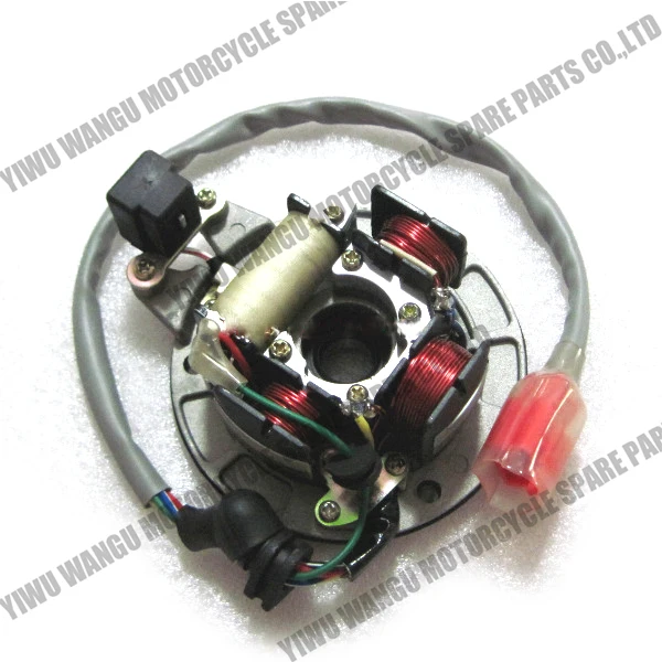 Moto CT100 BM100 BOXER 100 kit de rotor intérieur stator d'allumage bobine magnéto avec plaque pour bajaj 100cc CT BM 100 pièces de rechange