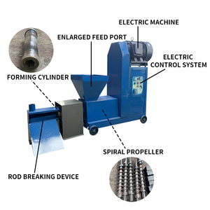 Than bánh máy Trung Quốc SINH KHỐI than briguette Máy than Rod Máy làm - Product Image 3