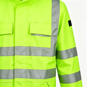 Traje de Trabajo Resistente al Fuego, Chaqueta y Pantalón Ignífugos, Reflectantes, Uniformes de Protección Laboral, Equipo de Seguridad - Product Image 4