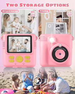 2.4 インチ CMOS センサー インクレスインスタントプリント 1080p フィルターデジタルビデオカメラ 32GB マイクロ SD 幼児子供のおもちゃ誕生日プレゼント - Product Image 2