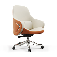 Chaise de bureau de direction en cuir pivotante de haute qualité, mobilier de bureau moderne pour salle de conférence, fabrication OEM et ODM de luxe KMJ