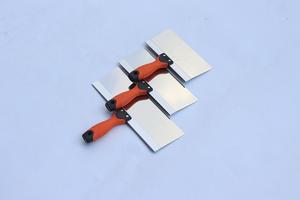 Couteau à enduire professionnel, lame en acier inoxydable conique, <span class=keywords><strong>poignée</strong></span> souple, couteau à cloisons sèches, fabriqué en Chine - Product Image 4