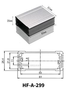 Caja de Conexiones de Aluminio Extruido EBM con Disipador de Calor y Protección IP54 - Product Image 2